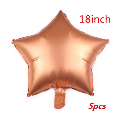 18 colių metalinės penkiakampės žvaigždės aliuminio plėvelės baliono gimtadienio vakarėlis , vestuvių dekoravimas , kūdikių vakarėlis , jubiliejus , Kalėdos