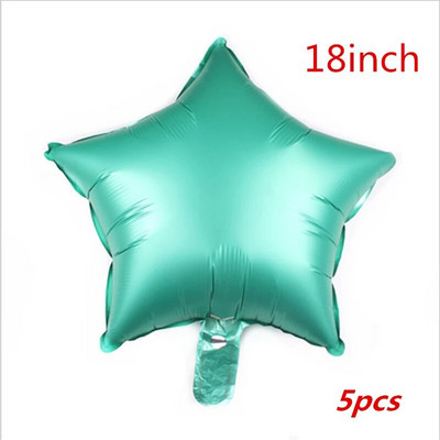 18 colių metalinės penkiakampės žvaigždės aliuminio plėvelės baliono gimtadienio vakarėlis , vestuvių dekoravimas , kūdikių vakarėlis , jubiliejus , Kalėdos