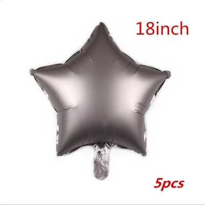 18 colių metalinės penkiakampės žvaigždės aliuminio plėvelės baliono gimtadienio vakarėlis , vestuvių dekoravimas , kūdikių vakarėlis , jubiliejus , Kalėdos