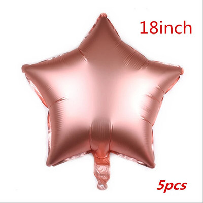 18 colių metalinės penkiakampės žvaigždės aliuminio plėvelės baliono gimtadienio vakarėlis , vestuvių dekoravimas , kūdikių vakarėlis , jubiliejus , Kalėdos
