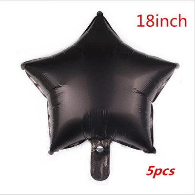 18 colių metalinės penkiakampės žvaigždės aliuminio plėvelės baliono gimtadienio vakarėlis , vestuvių dekoravimas , kūdikių vakarėlis , jubiliejus , Kalėdos