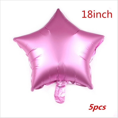 18 colių metalinės penkiakampės žvaigždės aliuminio plėvelės baliono gimtadienio vakarėlis , vestuvių dekoravimas , kūdikių vakarėlis , jubiliejus , Kalėdos