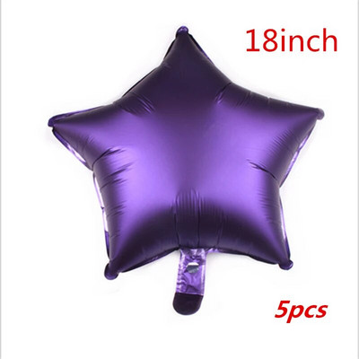 18 colių metalinės penkiakampės žvaigždės aliuminio plėvelės baliono gimtadienio vakarėlis , vestuvių dekoravimas , kūdikių vakarėlis , jubiliejus , Kalėdos