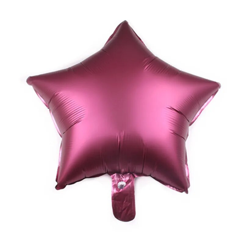 18 colių metalinės penkiakampės žvaigždės aliuminio plėvelės baliono gimtadienio vakarėlis , vestuvių dekoravimas , kūdikių vakarėlis , jubiliejus , Kalėdos