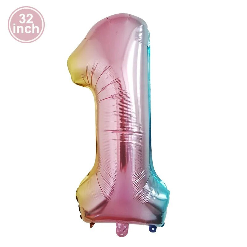 Balionas 1 Numeris Balionai Laukiniai Vienas Žalias Gaublys Mėlynas Figūra 1 Gimtadienis Didelis Didelis 32 colių Raudona Rožė Auksinė Sidabrinė Juoda Spalvinga