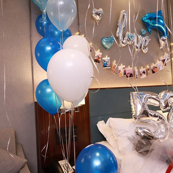 1 БР. 100 ярда вързани балонни ленти за лазерно кърлинг Ленти Направи си сам сватбена коледна декорация Аксесоари за лъкове Опаковка за подарък 5 мм