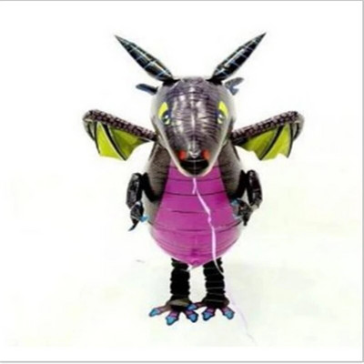 Разхождащи се животни, кучета, динозаври, лъвове, тигри, балони от алуминиево фолио, декорации за годишнина на бебето с хелий