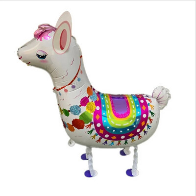 Разхождащи се животни, кучета, динозаври, лъвове, тигри, балони от алуминиево фолио, декорации за годишнина на бебето с хелий