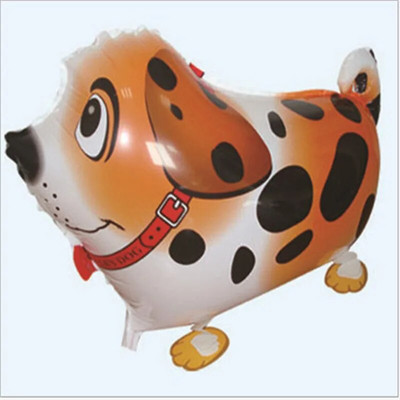 Разхождащи се животни, кучета, динозаври, лъвове, тигри, балони от алуминиево фолио, декорации за годишнина на бебето с хелий