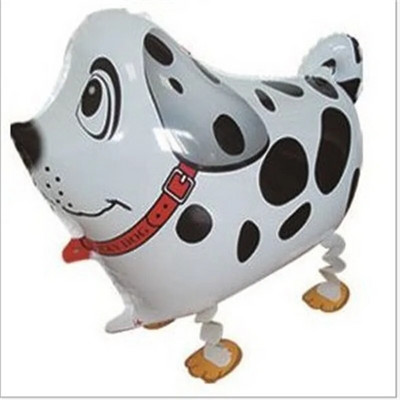 Разхождащи се животни, кучета, динозаври, лъвове, тигри, балони от алуминиево фолио, декорации за годишнина на бебето с хелий