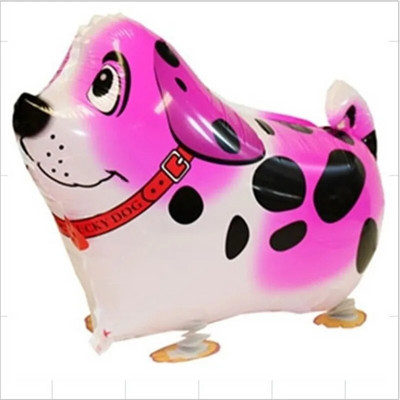 Разхождащи се животни, кучета, динозаври, лъвове, тигри, балони от алуминиево фолио, декорации за годишнина на бебето с хелий