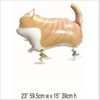 Разхождащи се животни, кучета, динозаври, лъвове, тигри, балони от алуминиево фолио, декорации за годишнина на бебето с хелий