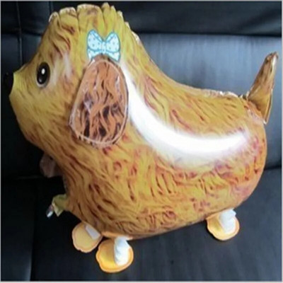 Разхождащи се животни, кучета, динозаври, лъвове, тигри, балони от алуминиево фолио, декорации за годишнина на бебето с хелий