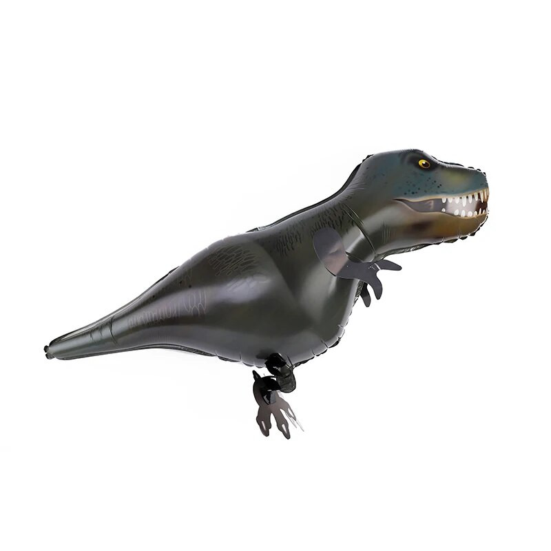 Разхождащи се животни, кучета, динозаври, лъвове, тигри, балони от алуминиево фолио, декорации за годишнина на бебето с хелий