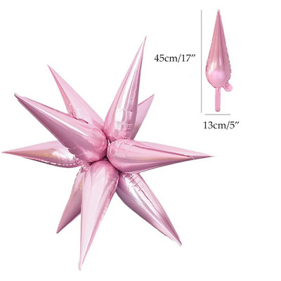 6/12kom crno-srebrnih šarenih vodenih kapljica balona eksplozije zvijezda folija balona za rođendansko vjenčanje božićne dekoracije