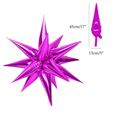 6/12kom crno-srebrnih šarenih vodenih kapljica balona eksplozije zvijezda folija balona za rođendansko vjenčanje božićne dekoracije