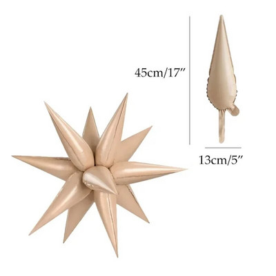6/12kom crno-srebrnih šarenih vodenih kapljica balona eksplozije zvijezda folija balona za rođendansko vjenčanje božićne dekoracije