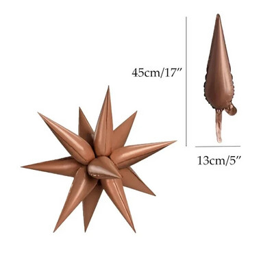 6/12kom crno-srebrnih šarenih vodenih kapljica balona eksplozije zvijezda folija balona za rođendansko vjenčanje božićne dekoracije