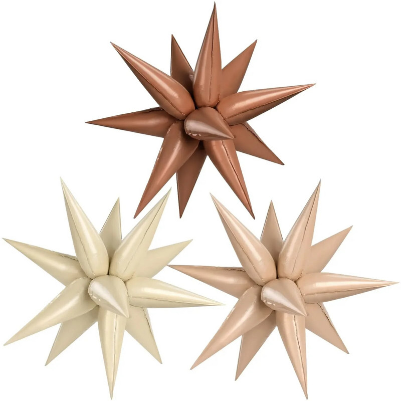 6/12kom crno-srebrnih šarenih vodenih kapljica balona eksplozije zvijezda folija balona za rođendansko vjenčanje božićne dekoracije