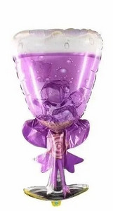 Születésnapi parti dekoráció léggömb pezsgősüveg csésze alumínium fólia léggömb borospohár esküvői ajándék léggömb dekorációs kellékek