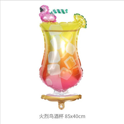 Születésnapi parti dekoráció léggömb pezsgősüveg csésze alumínium fólia léggömb borospohár esküvői ajándék léggömb dekorációs kellékek