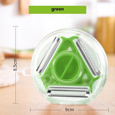 Нова белачка 3 в 1 за плодове и зеленчуци Мултифункционален нож за белене на картофи моркови ябълки тиква картофи кухненски аксесоари