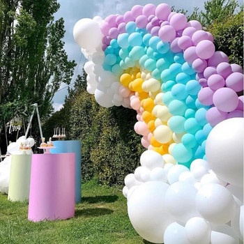 30 бр. 5/10 инча Macarons Цветни пастелни бонбони Балони Латексови кръгли хелиеви балони за рожден ден Сватба Baby Shower