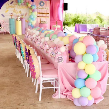 30 бр. 5/10 инча Macarons Цветни пастелни бонбони Балони Латексови кръгли хелиеви балони за рожден ден Сватба Baby Shower