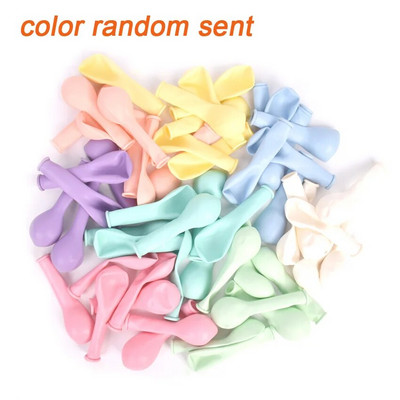 30gab 5/10 collu Macarons Krāsu pasteļtoņu konfekšu baloni Lateksa apaļi hēlija baloni dzimšanas dienas ballītēm kāzu bērnu duša