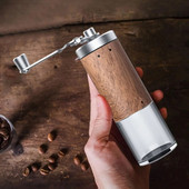 Ručni mlin za kavu Ručni mlin za kavu, prijenosni ručni mlin za zrna od nehrđajućeg čelika, mlin za kavu, kampiranje putovanja kućni ured