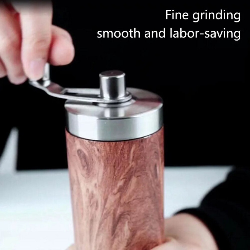 Ručni mlin za kavu Ručni mlin za kavu, prijenosni ručni mlin za zrna od nehrđajućeg čelika, mlin za kavu, kampiranje putovanja kućni ured
