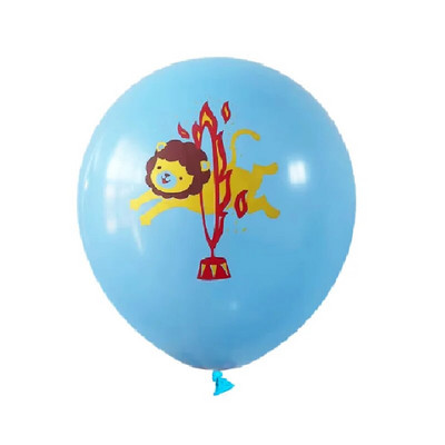 Cirko teminis gimtadienio vakarėlio balionas, Klouno magijos latekso balionų rinkinys, Karnavalinio vakarėlio scenos dekoravimas, 10 vnt.