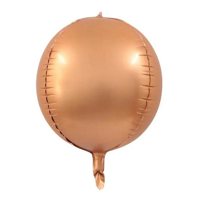 1 бр. 22/32 инча розово злато, розово сребро, 4D кръгли фолийни балони, сватба, рожден ден, украса за парти, хелий, бордо, глобуси, играчки с балони
