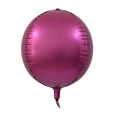 1 бр. 22/32 инча розово злато, розово сребро, 4D кръгли фолийни балони, сватба, рожден ден, украса за парти, хелий, бордо, глобуси, играчки с балони