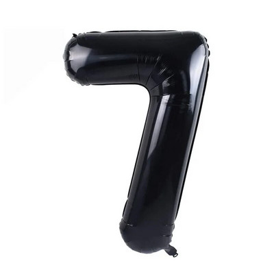 Juodas su gimtadieniu, numerio folija balionai suaugusiems vaikams vakarėlio dekoracijos Moterys Vyrai 10 11 12 13 15 18 20 25 30 35 40 50 60 metų