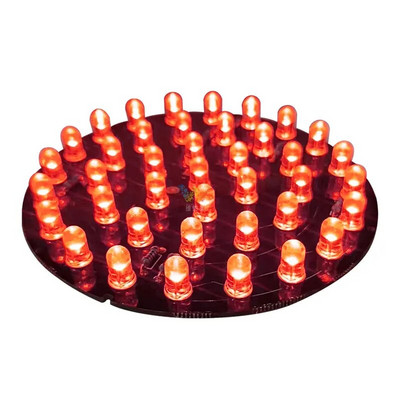 WDM кръгла форма DC12V 100 mm светофарна платка PCB с лаково покритие с тройна защита