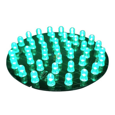 WDM кръгла форма DC12V 100 mm светофарна платка PCB с лаково покритие с тройна защита