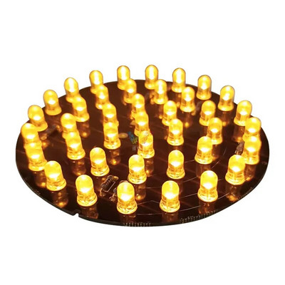 WDM кръгла форма DC12V 100 mm светофарна платка PCB с лаково покритие с тройна защита