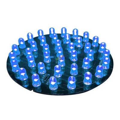 WDM кръгла форма DC12V 100 mm светофарна платка PCB с лаково покритие с тройна защита