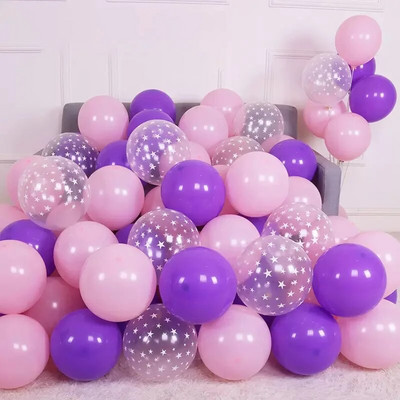 15 vnt rožinės spalvos konfeti metaliniai latekso balionai su gimtadieniu vakarėlio dekoracijos suaugusiems vaikams berniukui mergaitei kūdikio dušo reikmenys vestuvėms