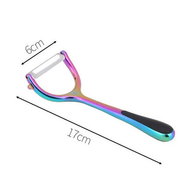 Többfunkciós zöldség-gyümölcs hámozó rozsdamentes acél otthoni uborka sárgarépa burgonya hámozó vágó kés konyhai kiegészítők