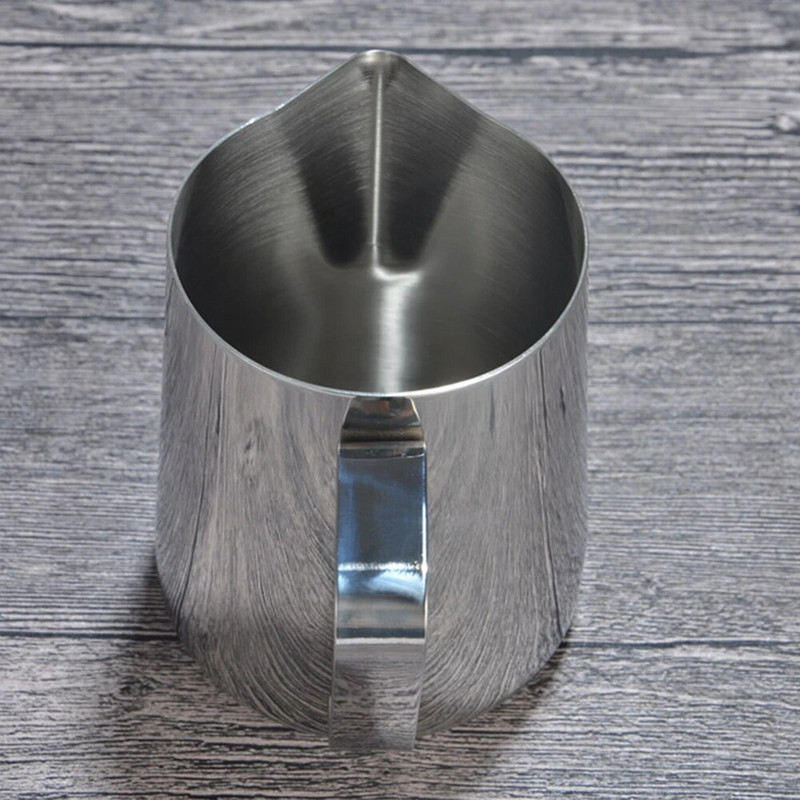 350 ml Nelipīgs nerūsējošā tērauda piena putošanas krūka espresso kafijas Barista Craft Latte kapučīno krējuma putotāja krūze