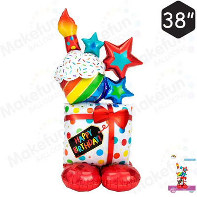 Baza de îmbinare Ursuleț Dragoste Ziua Îndrăgostiților Petrecere de naștere Decorare foto Aspect de fundal Film de aluminiu Balon Ambalaj fin