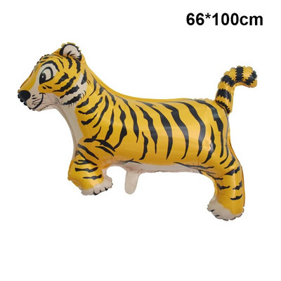 4D în picioare, leu mare, dinozaur, animale din folie, baloane decorative uriașe pentru copii, junglă, safari, decorațiuni pentru petrecerea de aniversare Globos