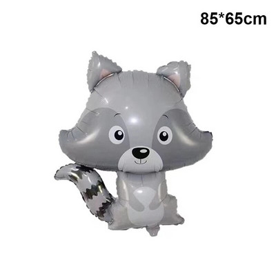 4D în picioare, leu mare, dinozaur, animale din folie, baloane decorative uriașe pentru copii, junglă, safari, decorațiuni pentru petrecerea de aniversare Globos