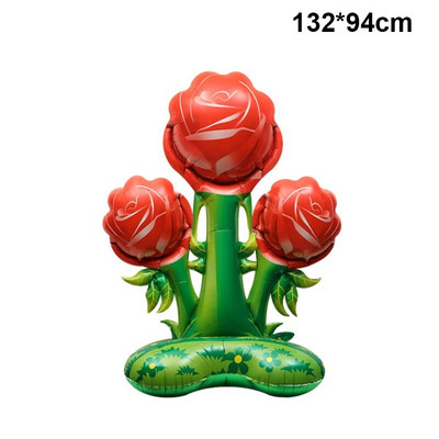 4D în picioare, leu mare, dinozaur, animale din folie, baloane decorative uriașe pentru copii, junglă, safari, decorațiuni pentru petrecerea de aniversare Globos