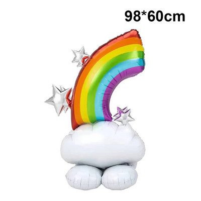 4D în picioare, leu mare, dinozaur, animale din folie, baloane decorative uriașe pentru copii, junglă, safari, decorațiuni pentru petrecerea de aniversare Globos