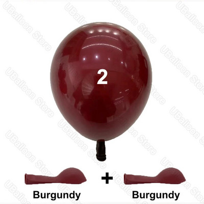 5/10/12/18 collu bordo lateksa baloni, vienvietīgi pildīti bordo rubīnsarkano ķiršu baloni dzimšanas dienas kāzu ballītes dekorēšanai