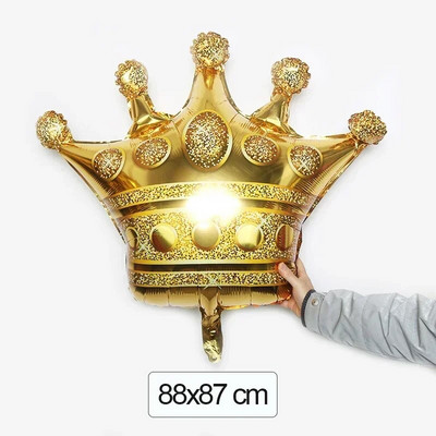 Baloane din folie de tort pentru Decoratiuni petreceri aniversare coroana globos prima aniversare balon in forma de animal