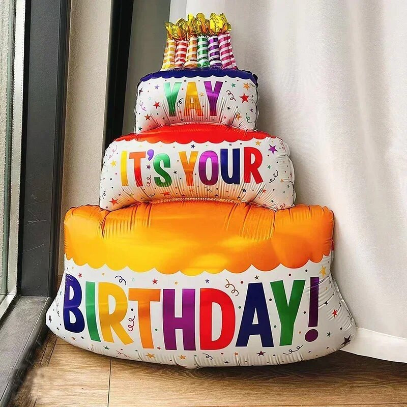 Baloane din folie de tort pentru Decoratiuni petreceri aniversare coroana globos prima aniversare balon in forma de animal